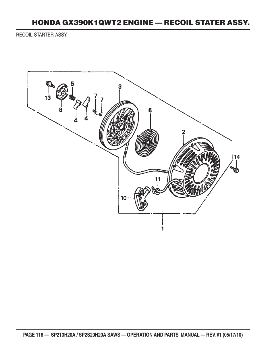 Multiquip SP2S20H20A User Manual | Page 116 / 160