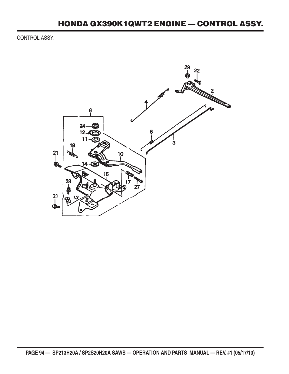 Multiquip SP2S20H20A User Manual | Page 94 / 160