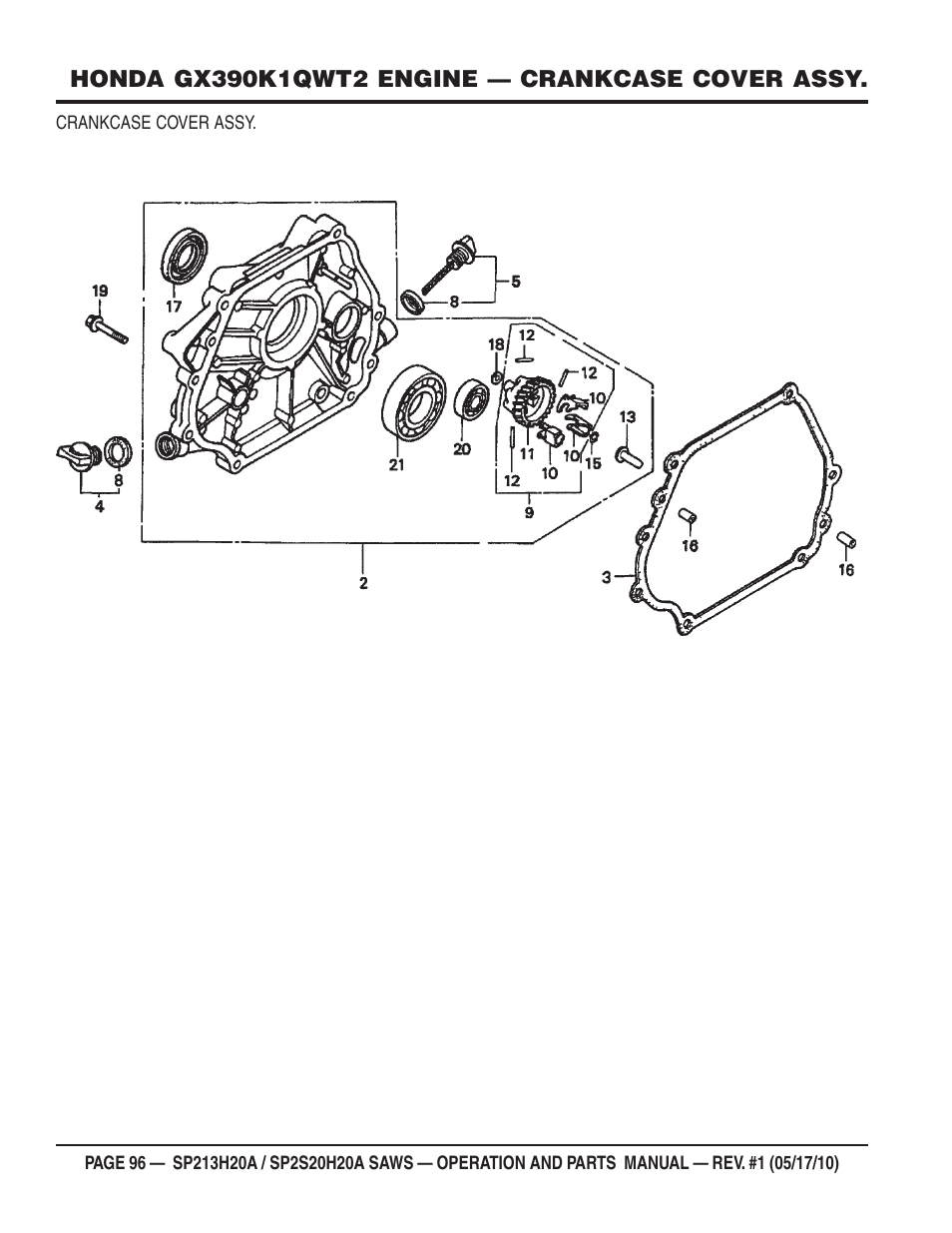 Multiquip SP2S20H20A User Manual | Page 96 / 160