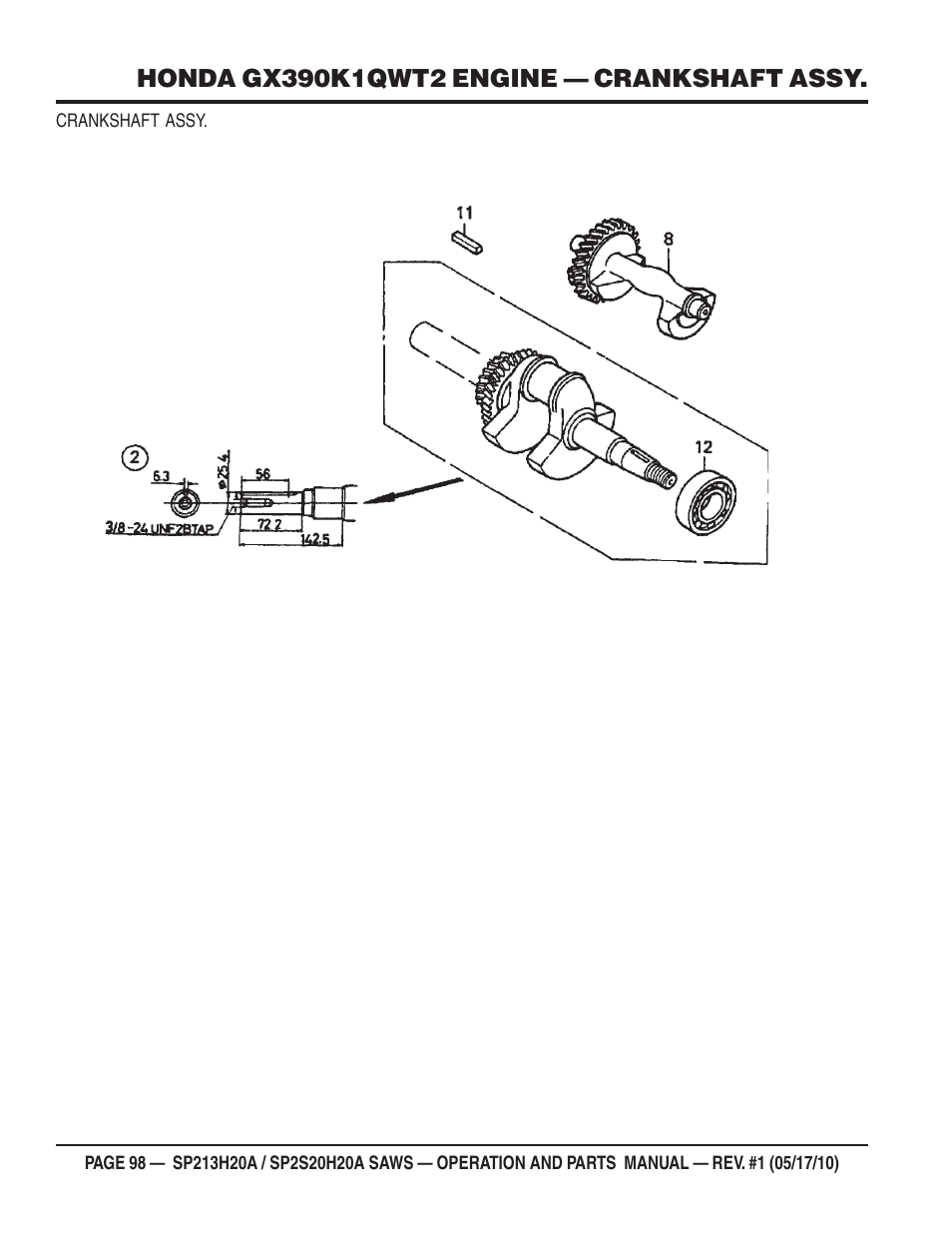 Multiquip SP2S20H20A User Manual | Page 98 / 160