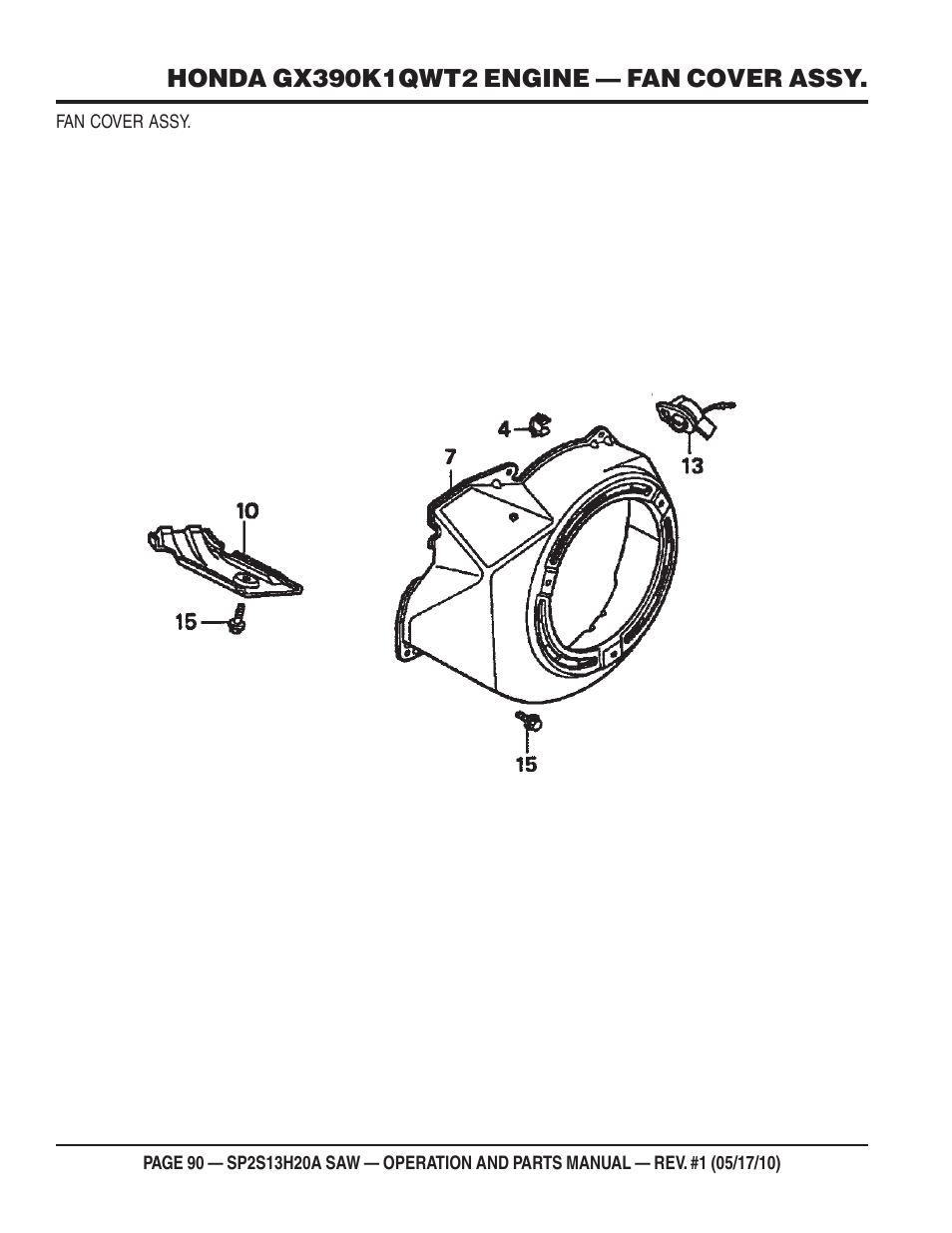 Multiquip SP2S13H20A User Manual | Page 90 / 108