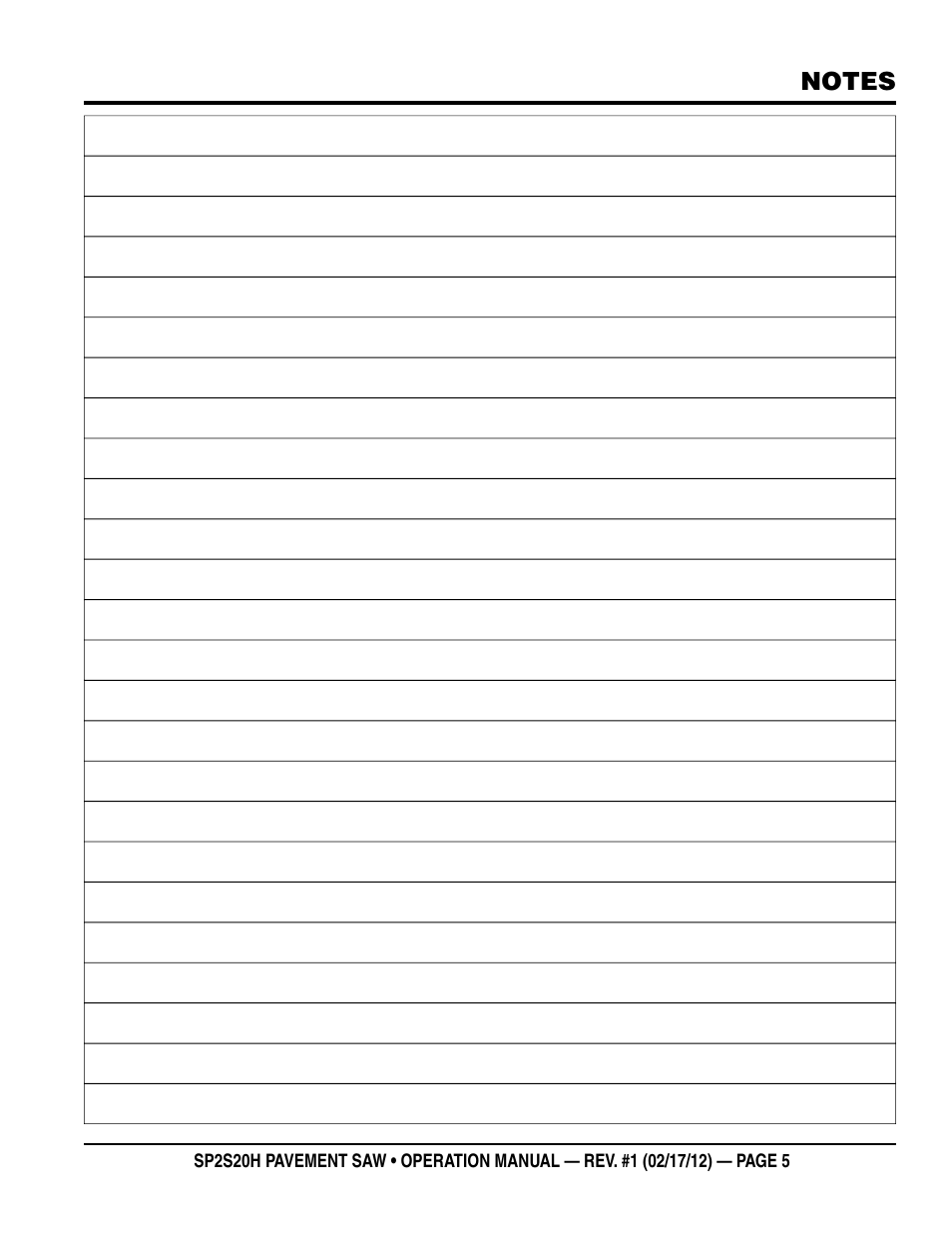 Multiquip SP2S20H User Manual | Page 5 / 50