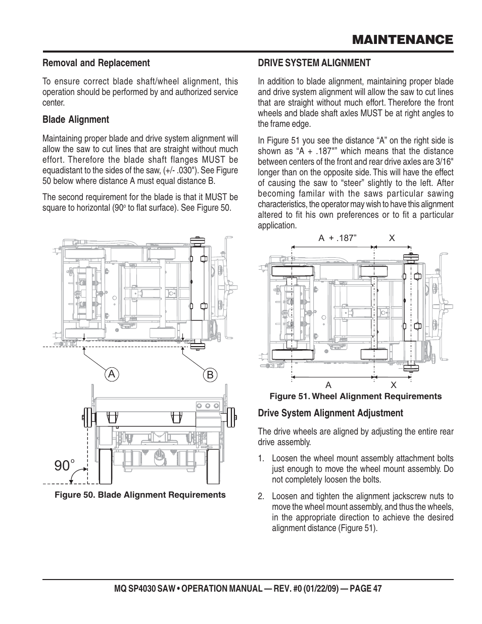 Maintenance | Multiquip SP403030 User Manual | Page 47 / 60