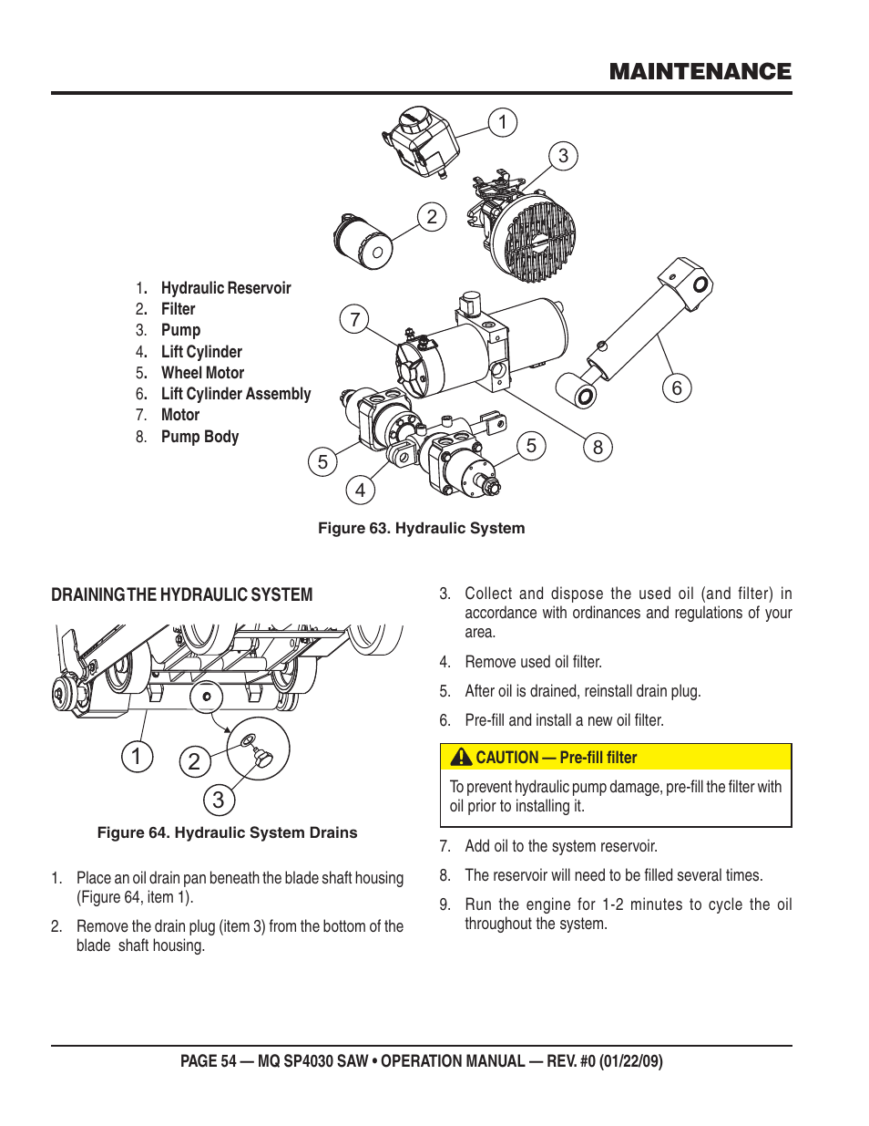 Maintenance | Multiquip SP403030 User Manual | Page 54 / 60