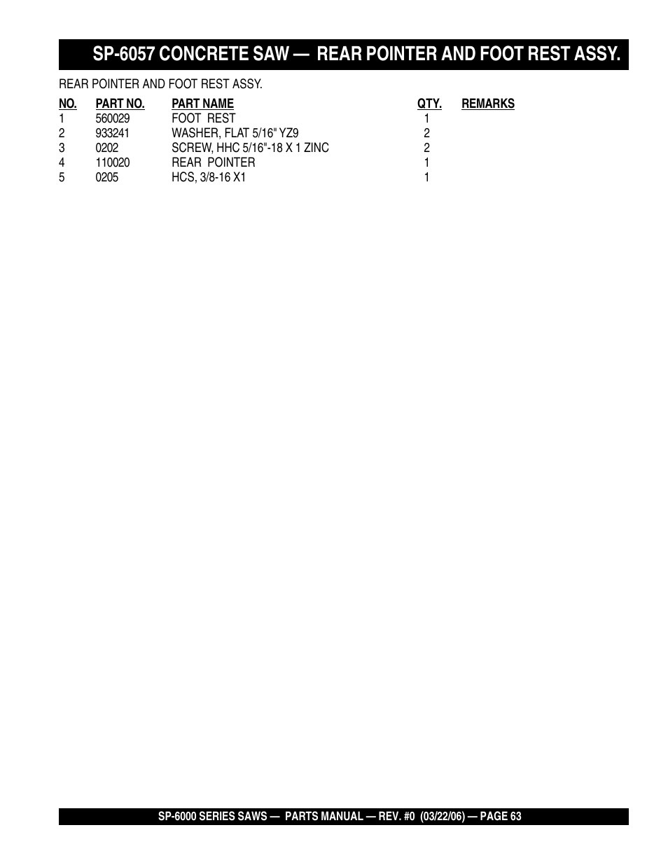 Multiquip SP605736 User Manual | Page 63 / 90