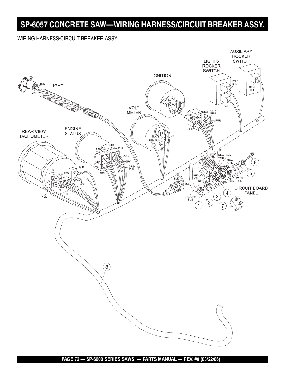 Multiquip SP605736 User Manual | Page 72 / 90