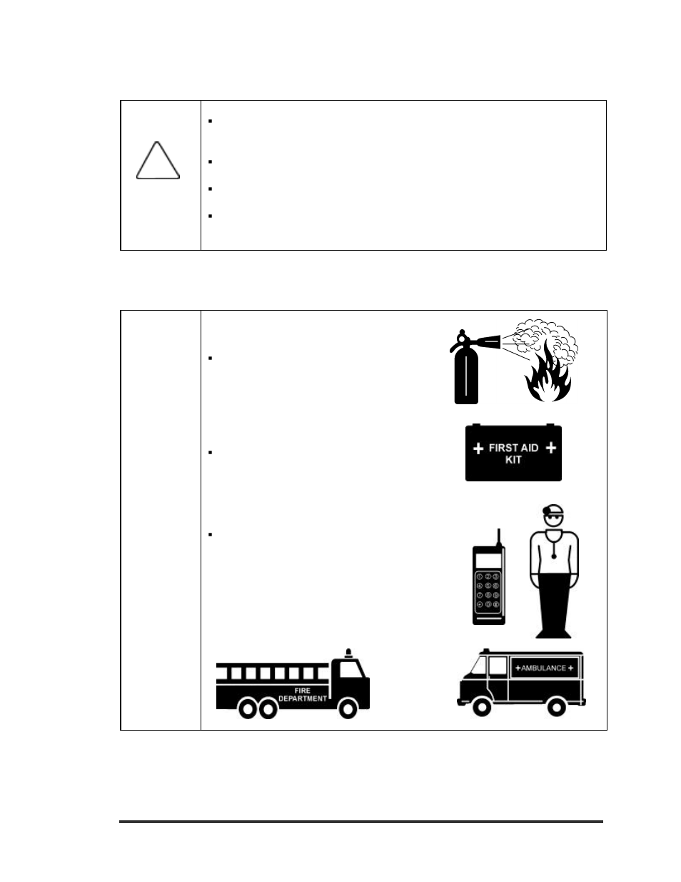 Saw transportation safety, Emergencies | Multiquip SP6065 User Manual | Page 15 / 66