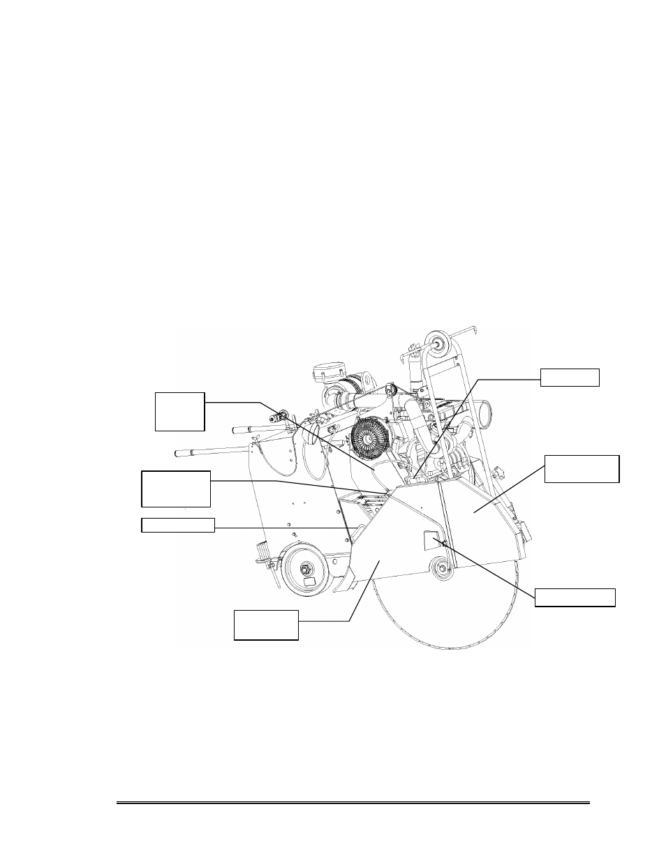 Installing and removing the blade guard, Installing the blade guard | Multiquip SP6065 User Manual | Page 25 / 66
