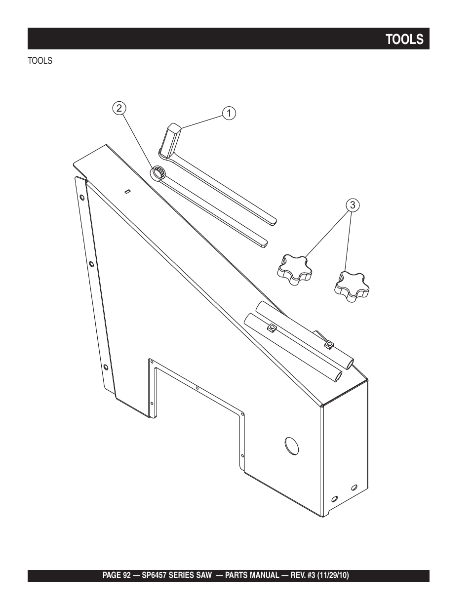 Tools | Multiquip SP6457 User Manual | Page 92 / 96