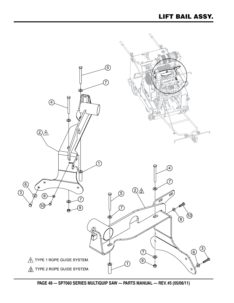 Multiquip SP706016 User Manual | Page 48 / 82