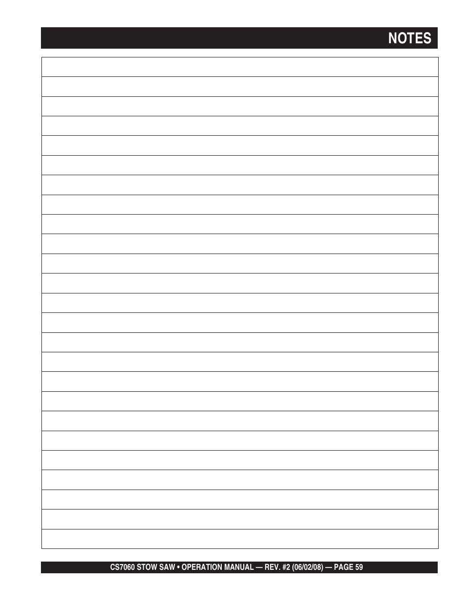 Multiquip CS706036 User Manual | Page 59 / 66