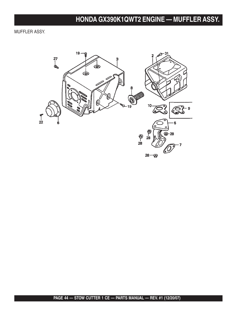 Multiquip CD6CE13H18 User Manual | Page 44 / 54