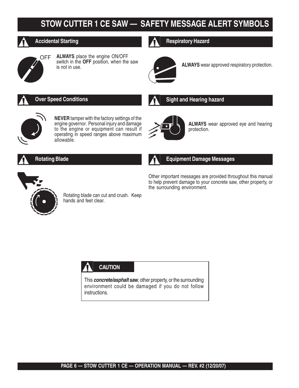 Multiquip CD6CE13H18 User Manual | Page 6 / 34
