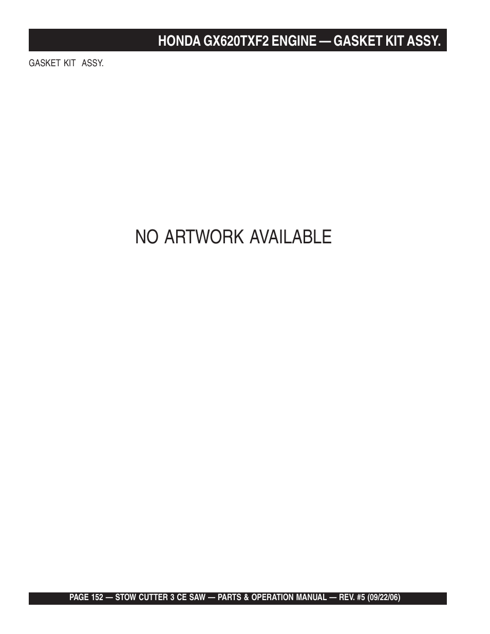 No artwork available | Multiquip CS8CE20H20 User Manual | Page 152 / 158