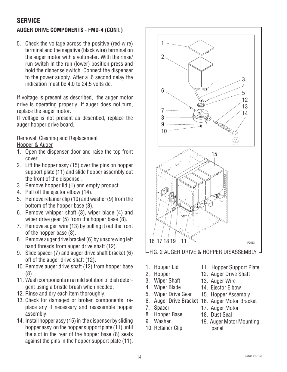 Bunn FMD-5 User Manual | Page 14 / 45