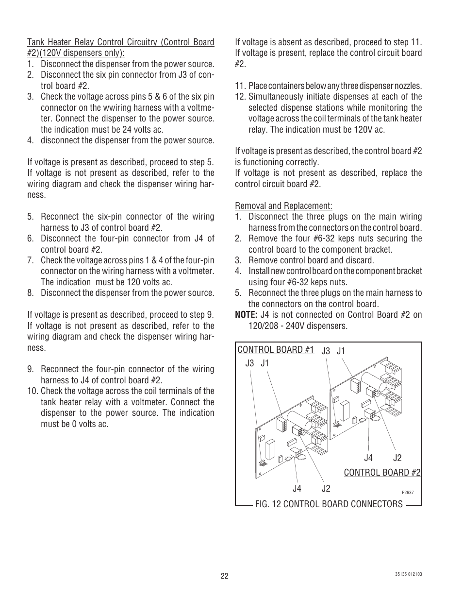 Bunn FMD-5 User Manual | Page 22 / 45
