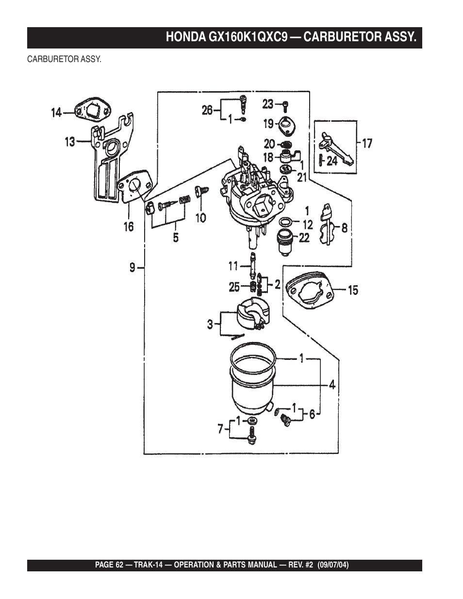 Multiquip MS1420E User Manual | Page 62 / 94