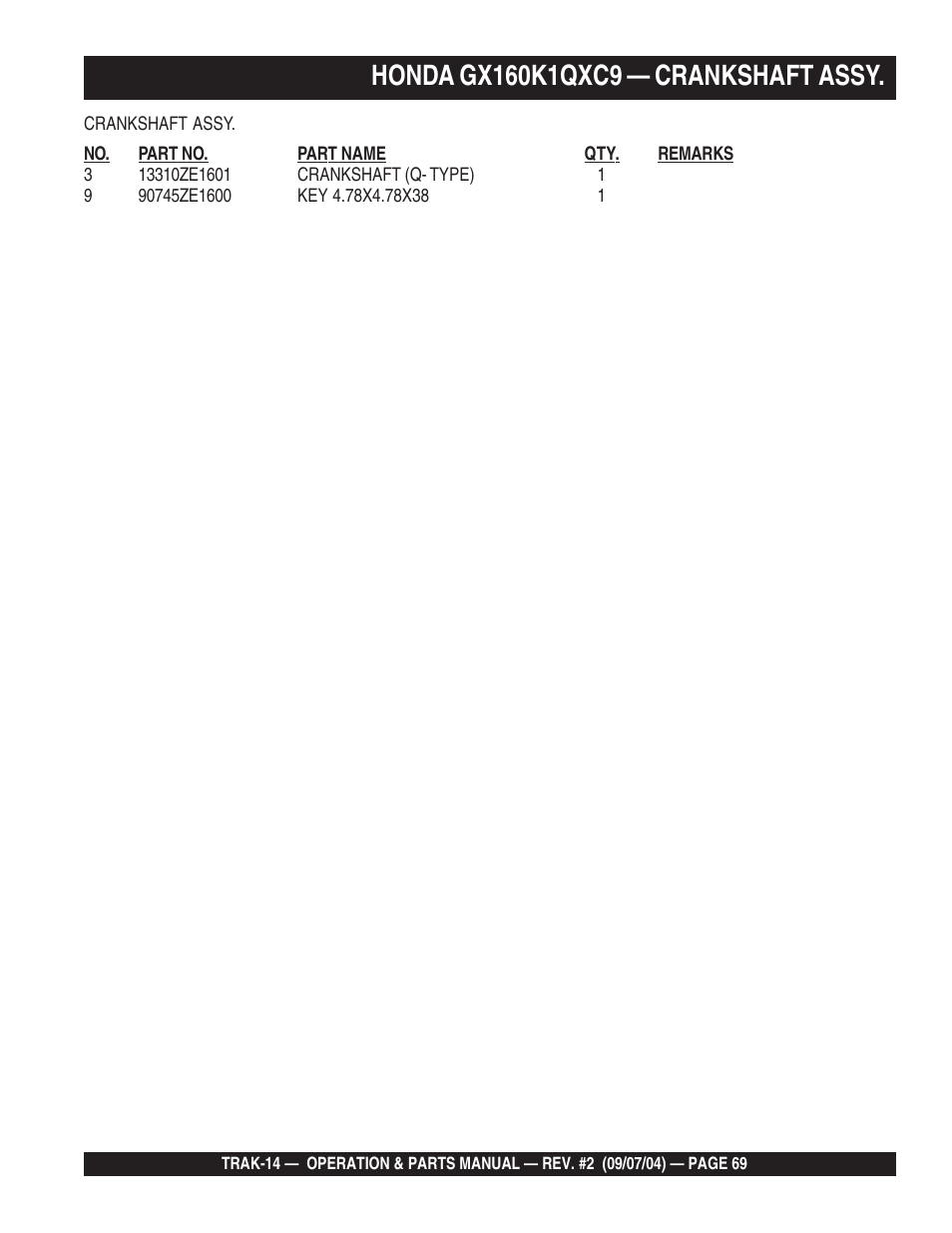 Multiquip MS1420E User Manual | Page 69 / 94