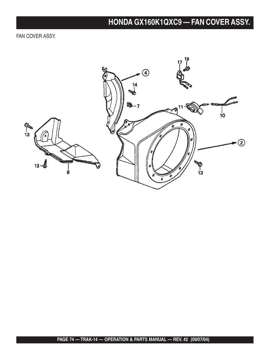 Multiquip MS1420E User Manual | Page 74 / 94
