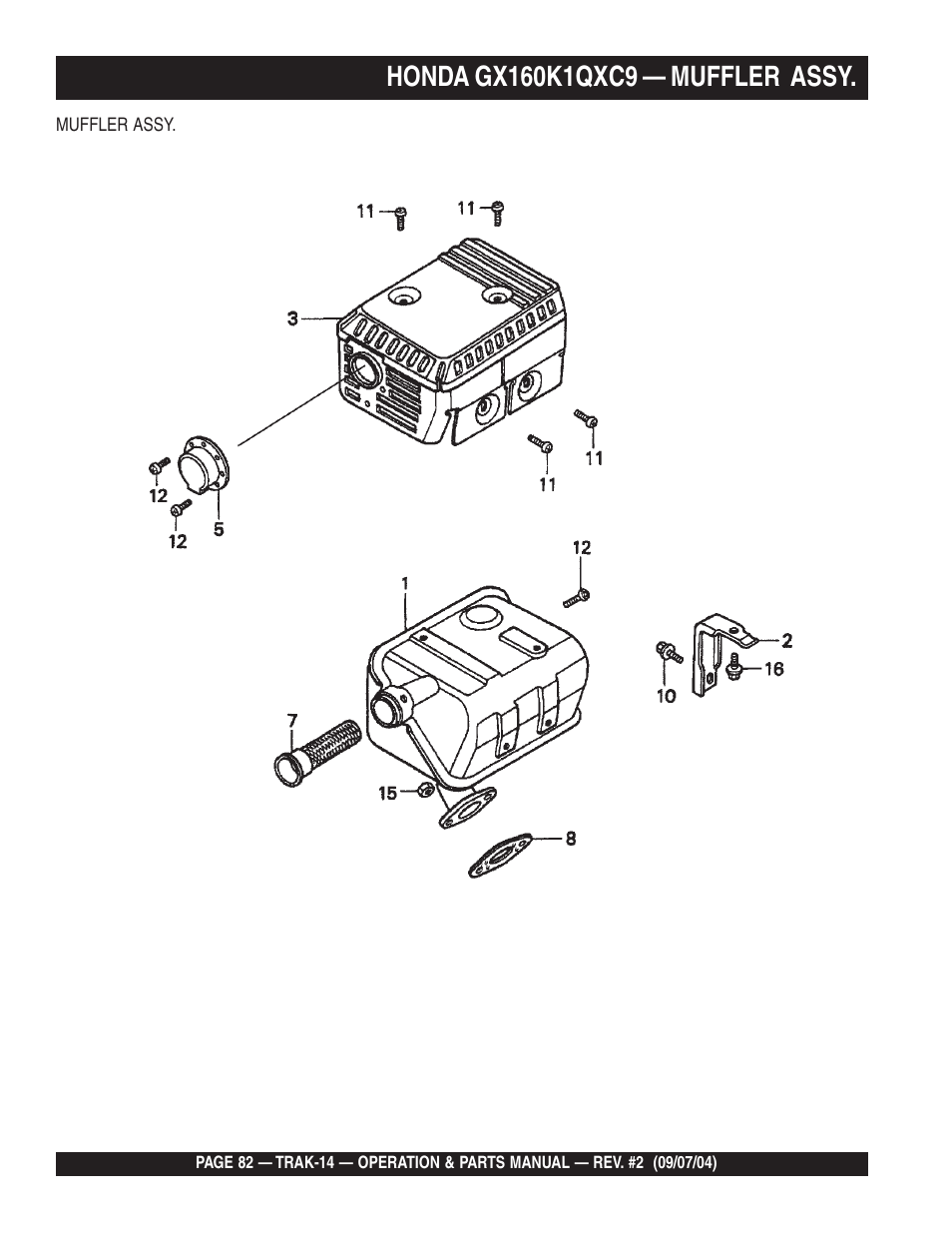 Multiquip MS1420E User Manual | Page 82 / 94