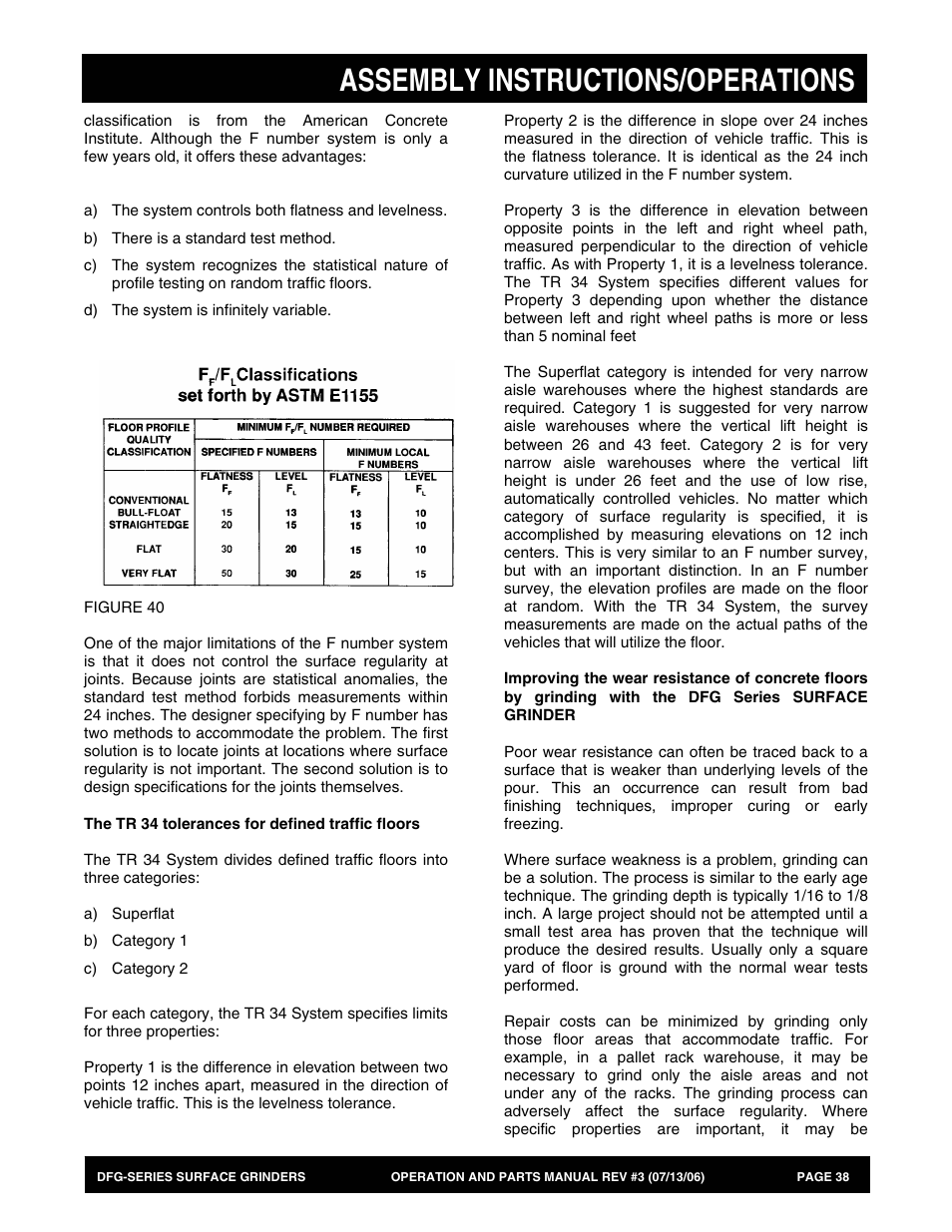 Assembly instructions/operations | Multiquip DFG Series User Manual | Page 38 / 80
