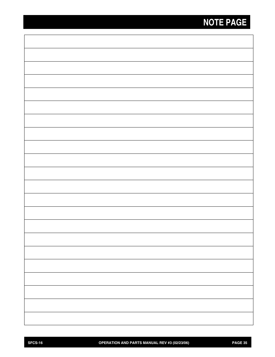 Multiquip SFCS16 User Manual | Page 35 / 52