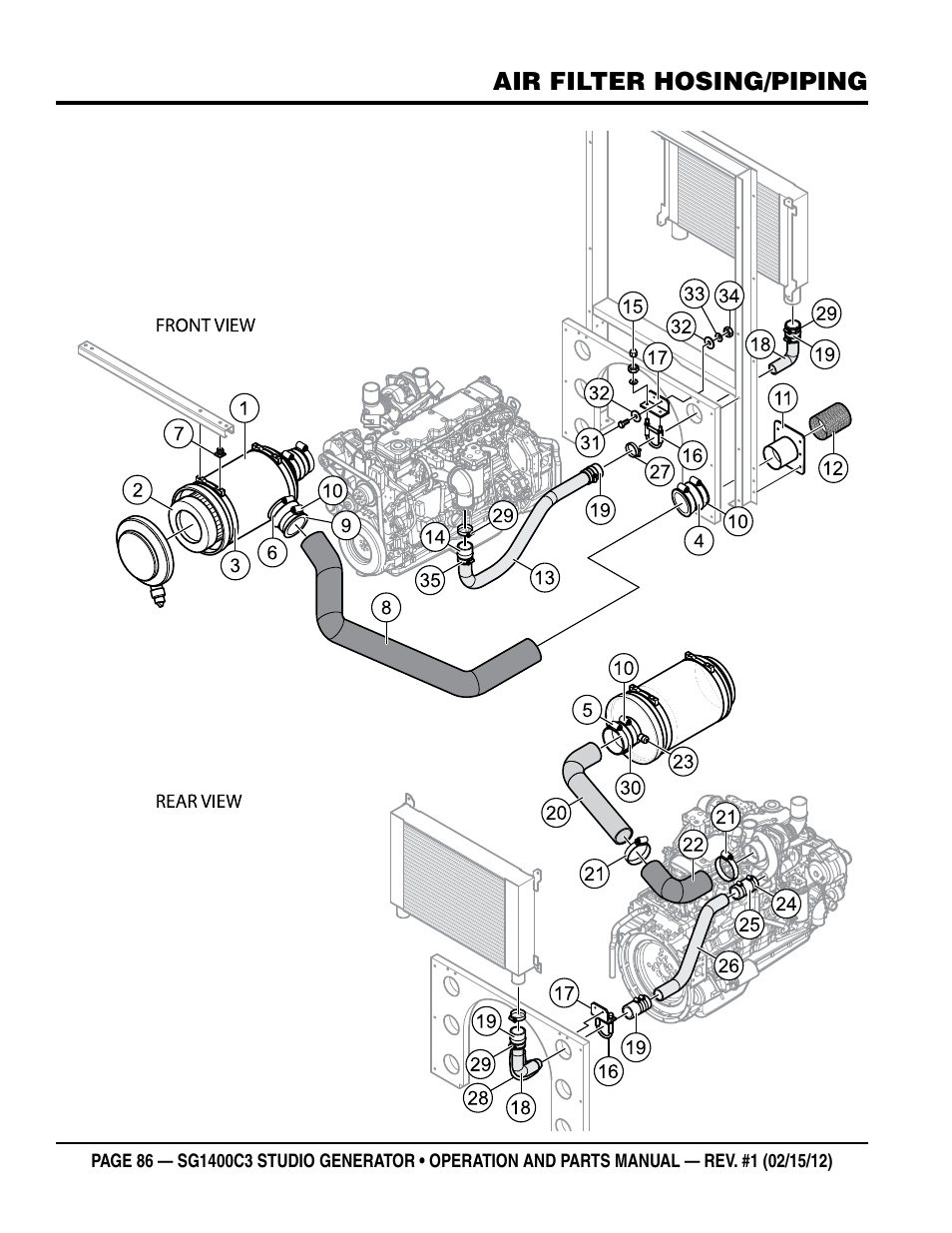 Multiquip SG1400C3-55748 User Manual | Page 86 / 116