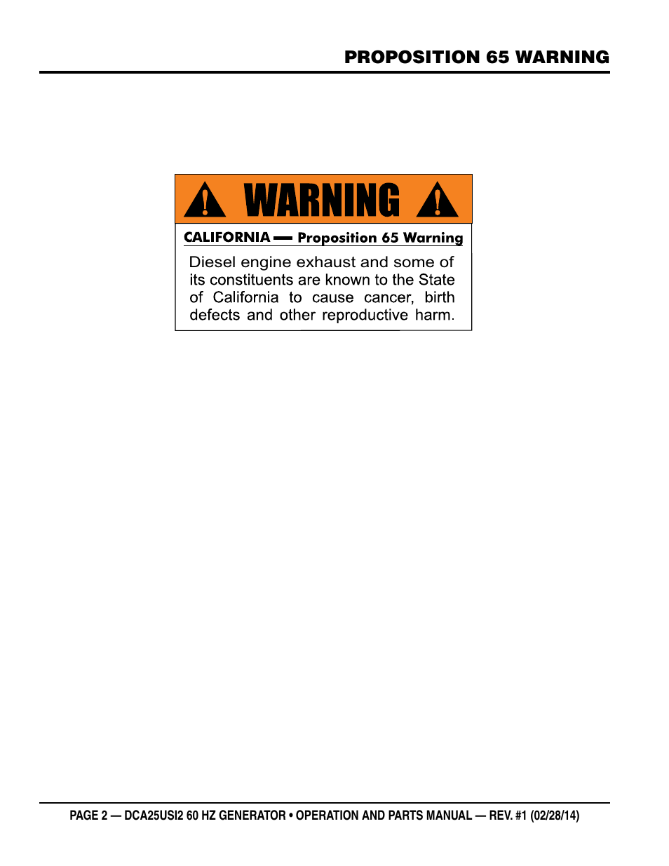 Multiquip DCA25USI2 User Manual | Page 2 / 80