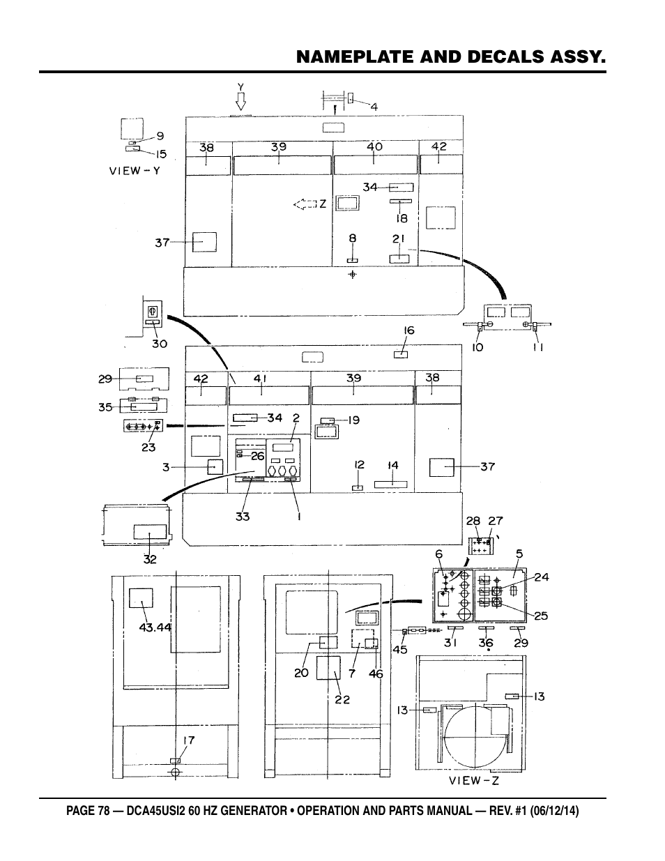 Multiquip DCA45USI2 User Manual | Page 78 / 82