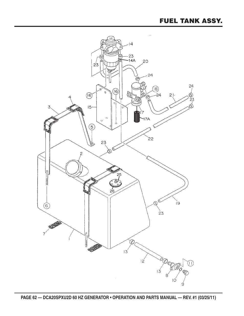 Multiquip DCA20SPXU2D User Manual | Page 62 / 74