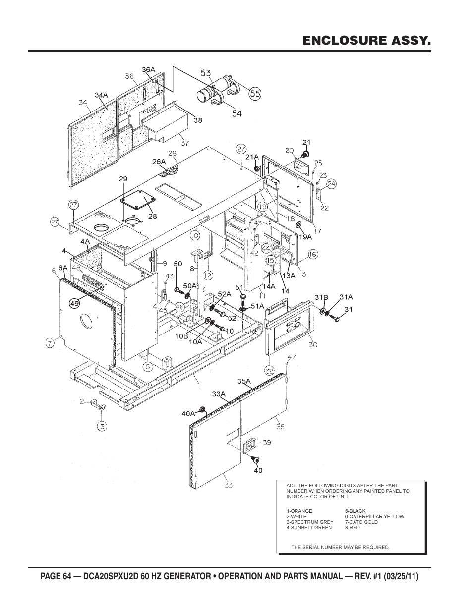 Multiquip DCA20SPXU2D User Manual | Page 64 / 74