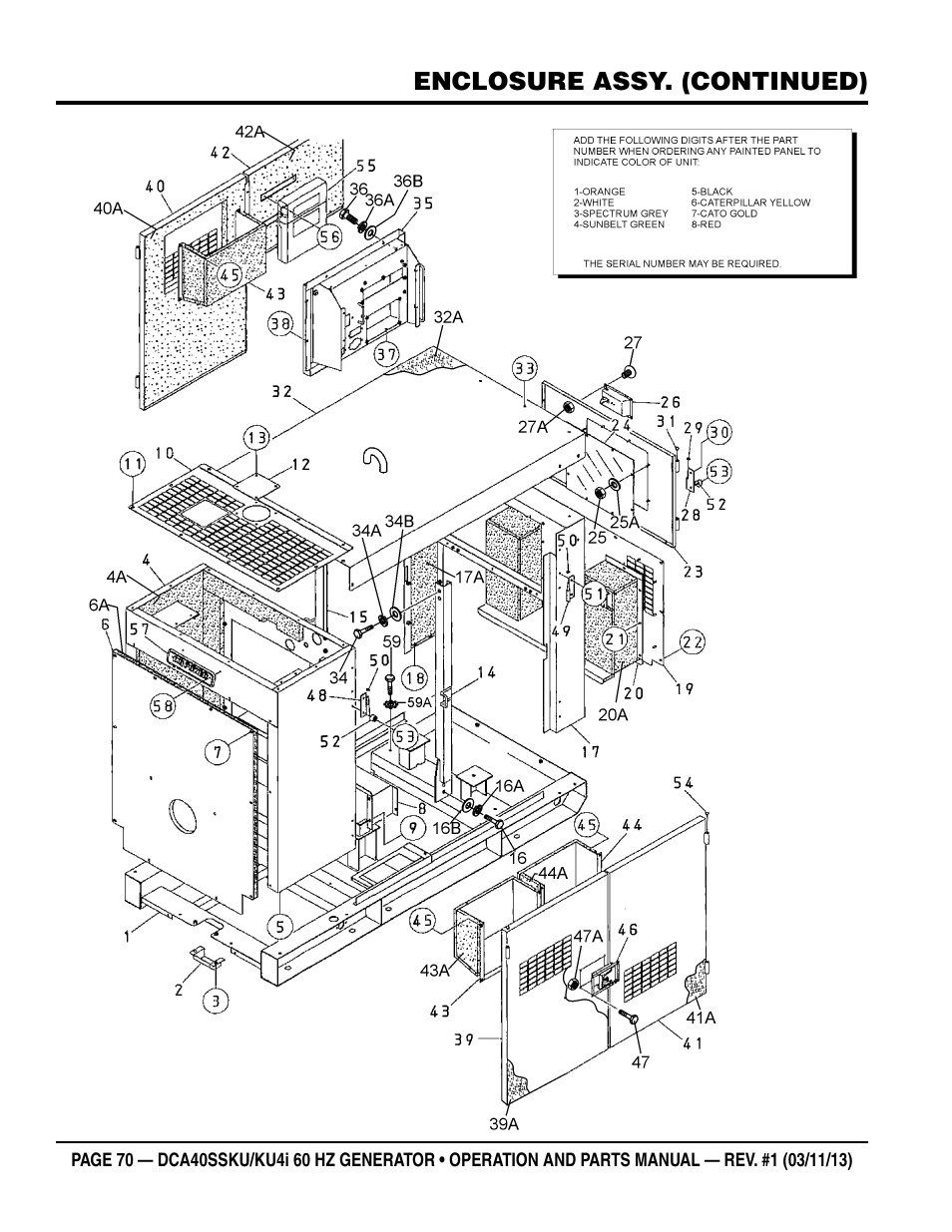 Multiquip DCA40SSKU_KU4i User Manual | Page 70 / 78
