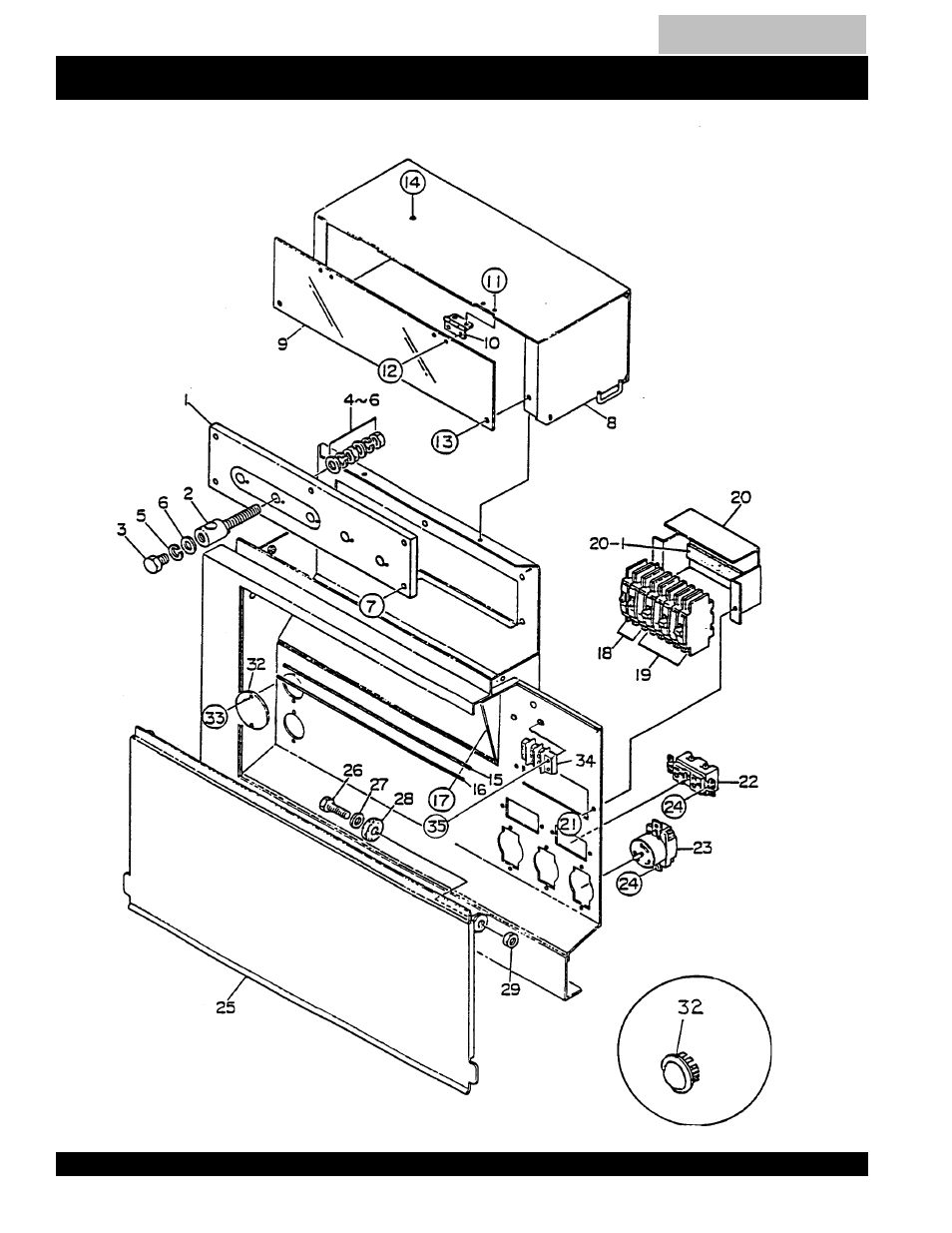 Output terminal assembly -75, Dca-100ssju --- output terminal assy | Multiquip DCA100SSJU User Manual | Page 74 / 92