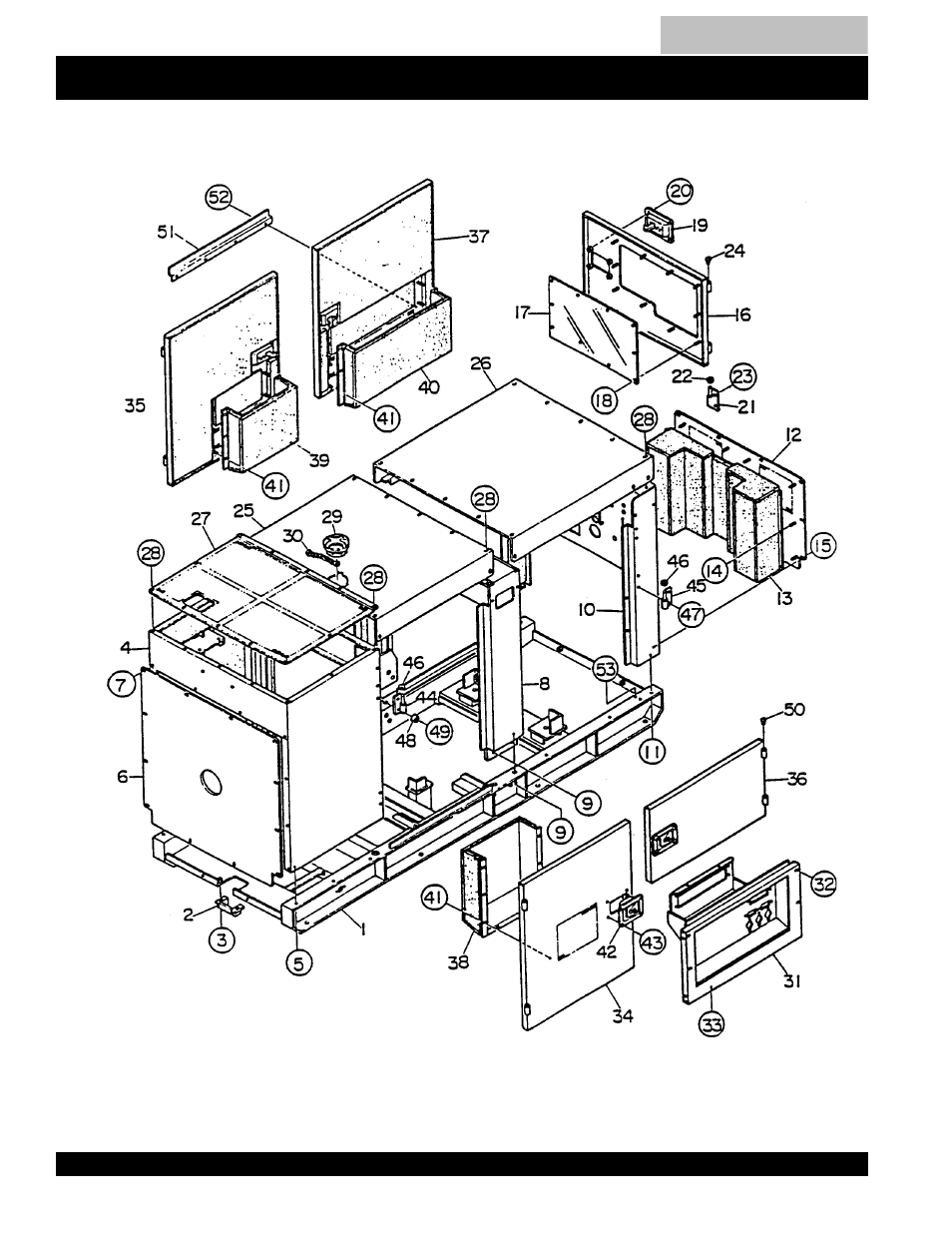 Dca-100ssju --- enclosure assy | Multiquip DCA100SSJU User Manual | Page 84 / 92