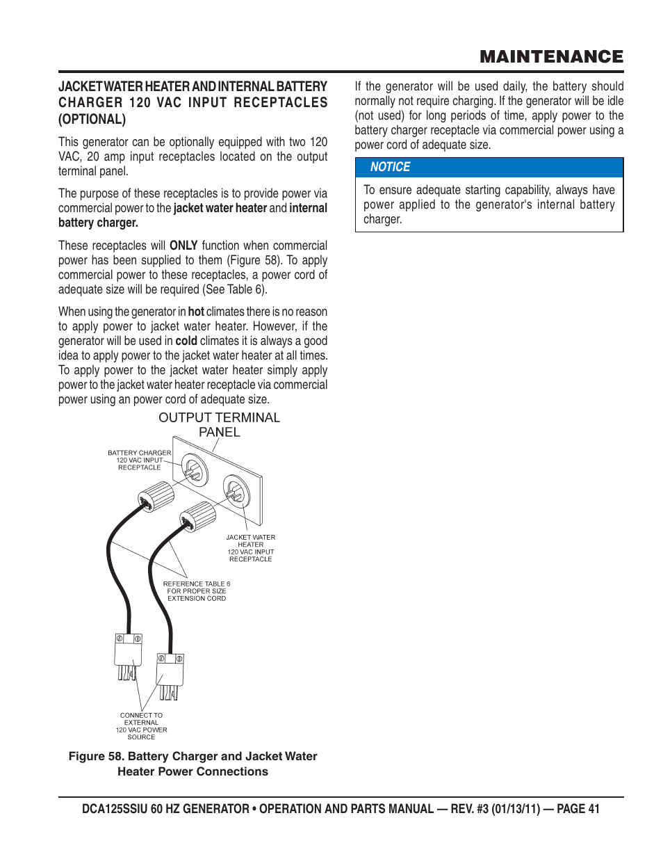 Maintenance | Multiquip DCA125SSIU User Manual | Page 41 / 90