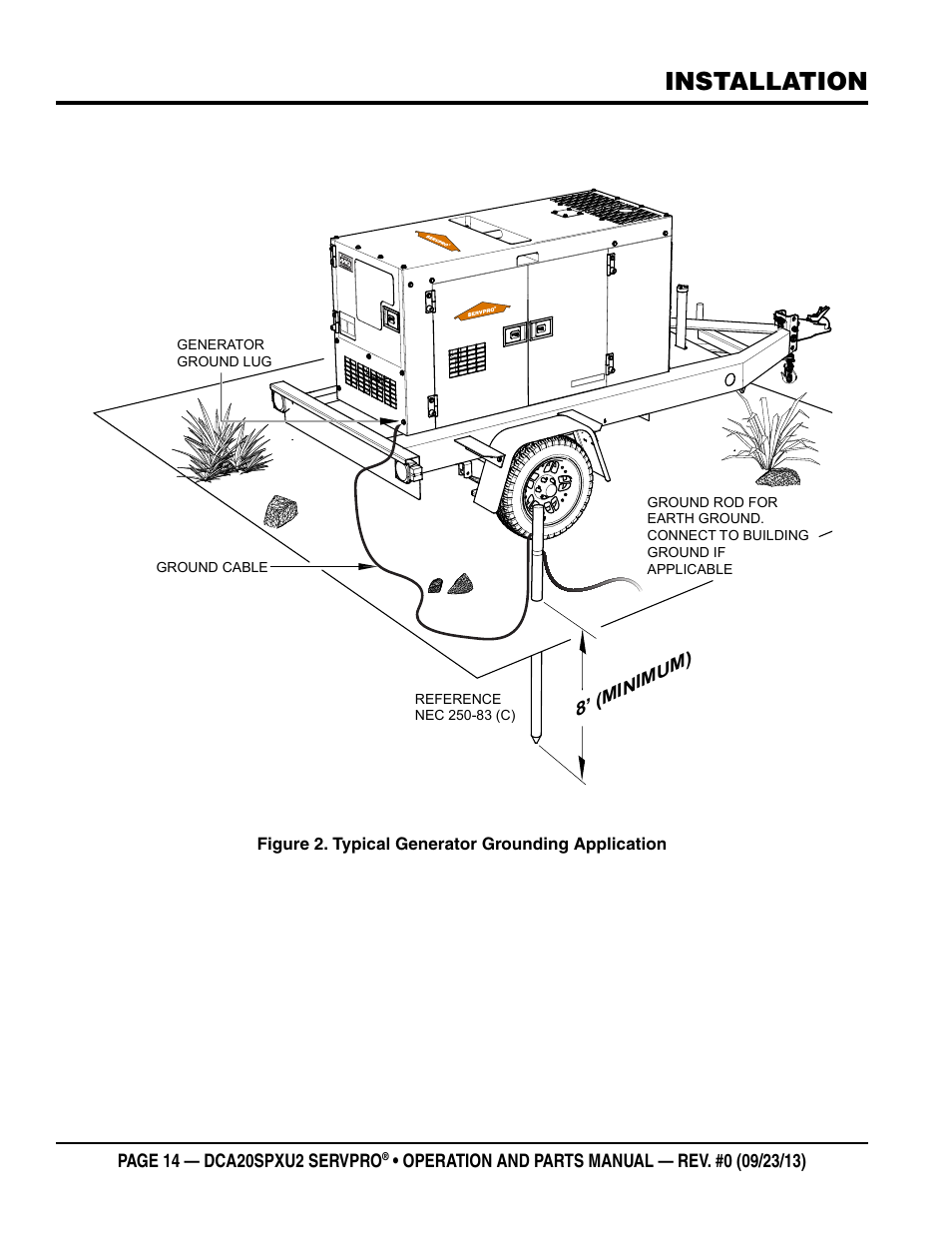 Installation | Multiquip DCA20SPXU2 User Manual | Page 14 / 102
