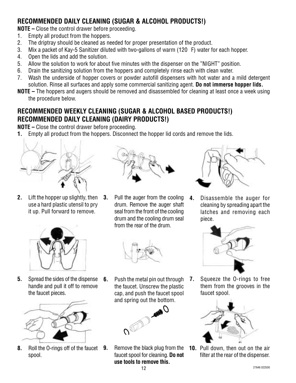 Bunn CDS-3 User Manual | Page 12 / 60