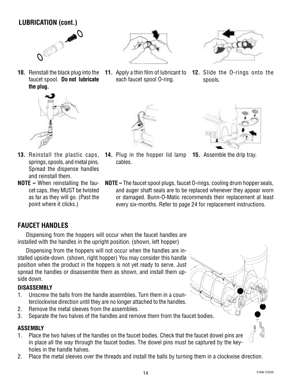 Bunn CDS-3 User Manual | Page 14 / 60