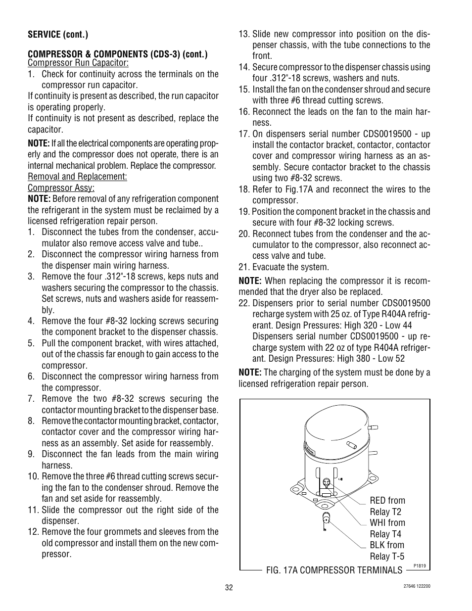 Bunn CDS-3 User Manual | Page 32 / 60