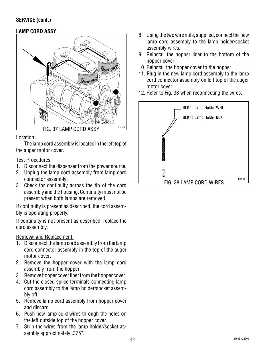 Bunn CDS-3 User Manual | Page 42 / 60