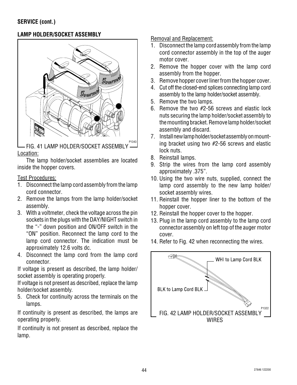 Bunn CDS-3 User Manual | Page 44 / 60