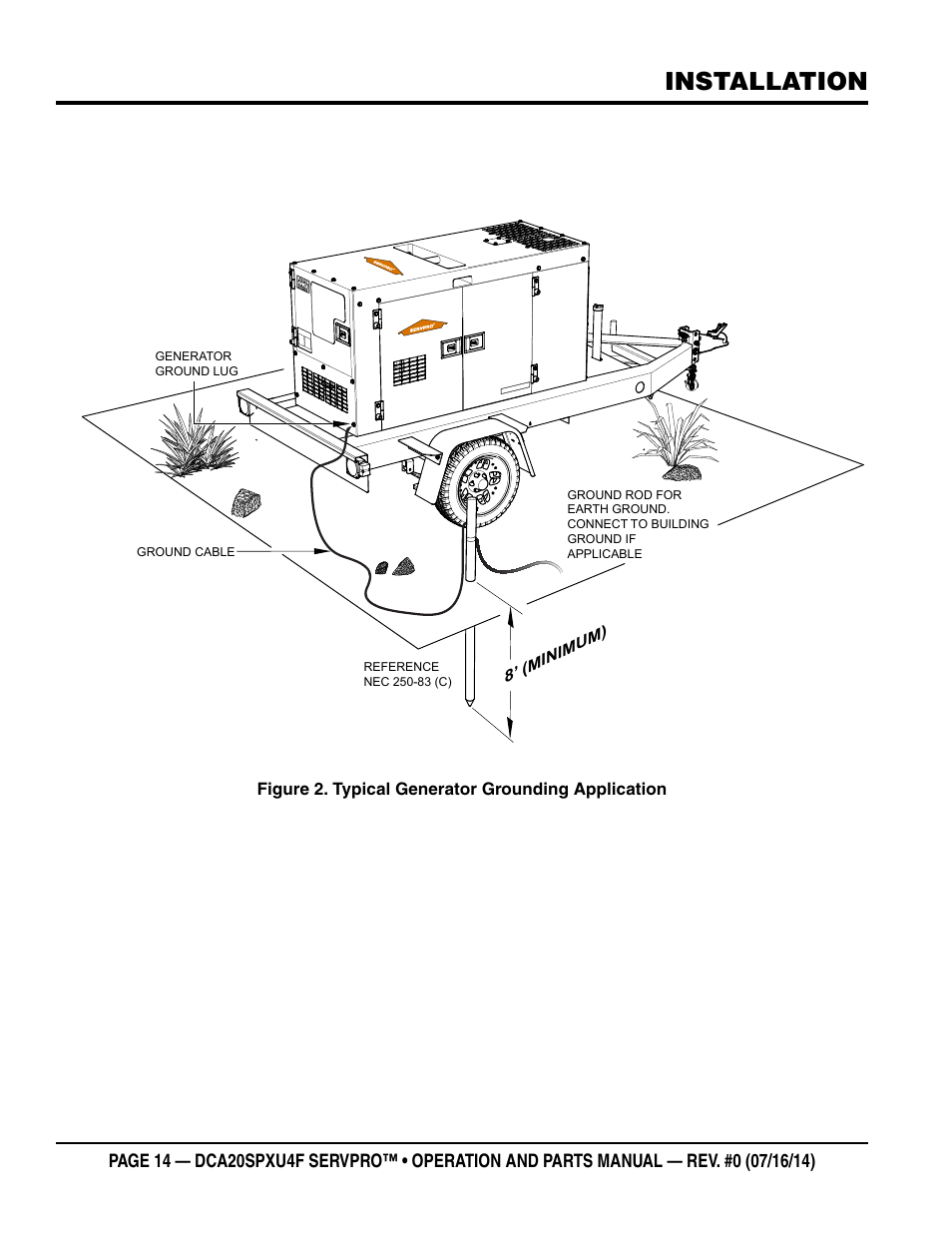 Installation | Multiquip DCA20SPXU4F User Manual | Page 14 / 104
