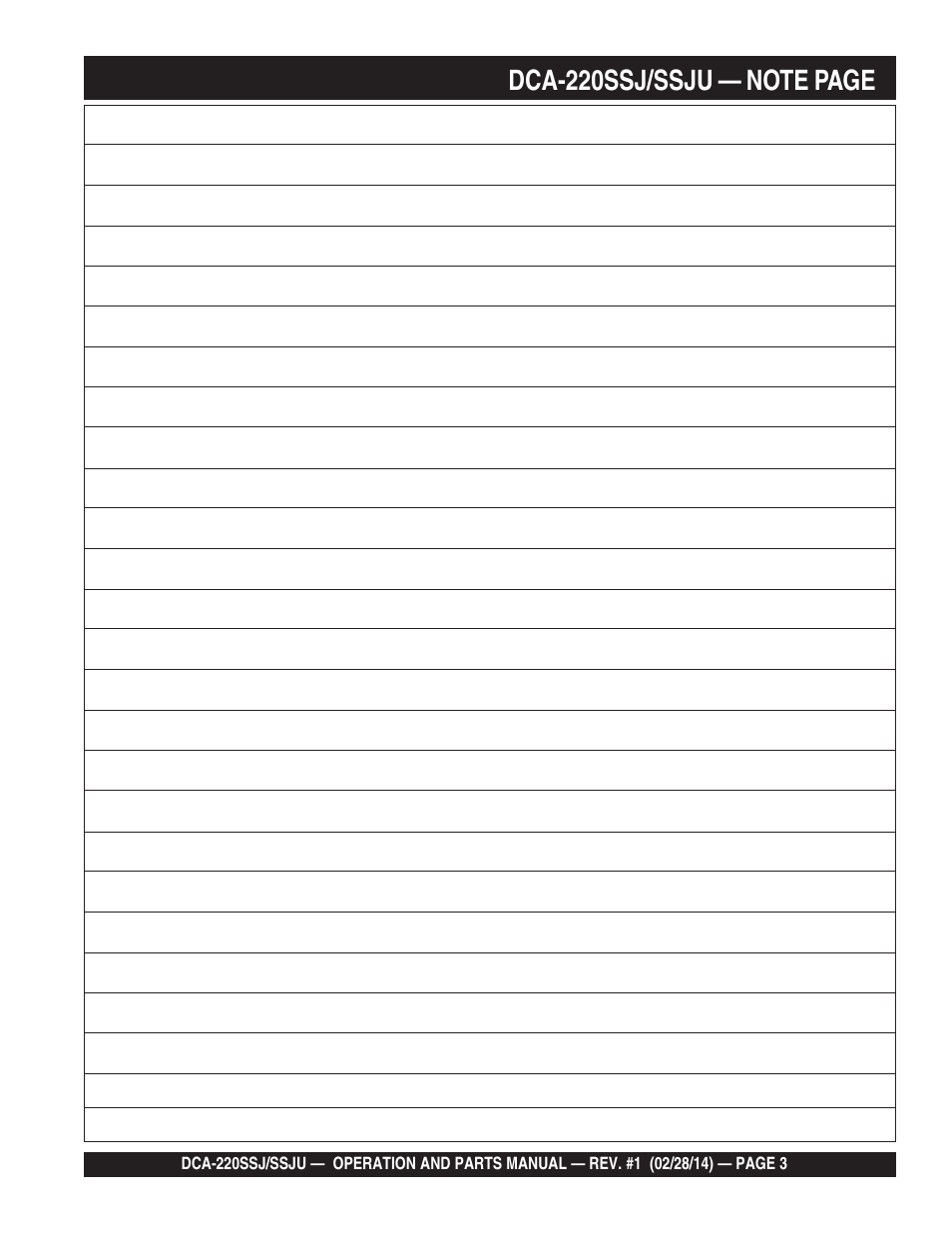 Multiquip DCA220SSJ_SSJU User Manual | Page 3 / 114