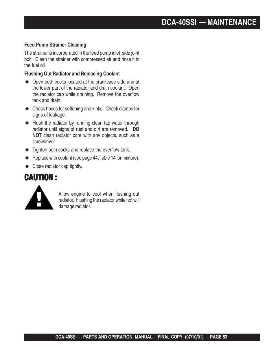 Multiquip DCA40SSI User Manual | Page 53 / 140
