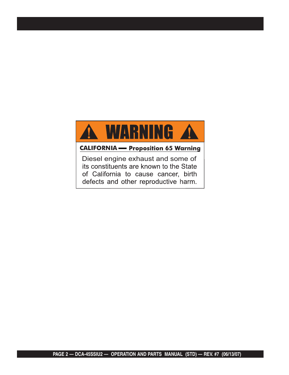 Multiquip DCA45SSIU2 User Manual | Page 2 / 160