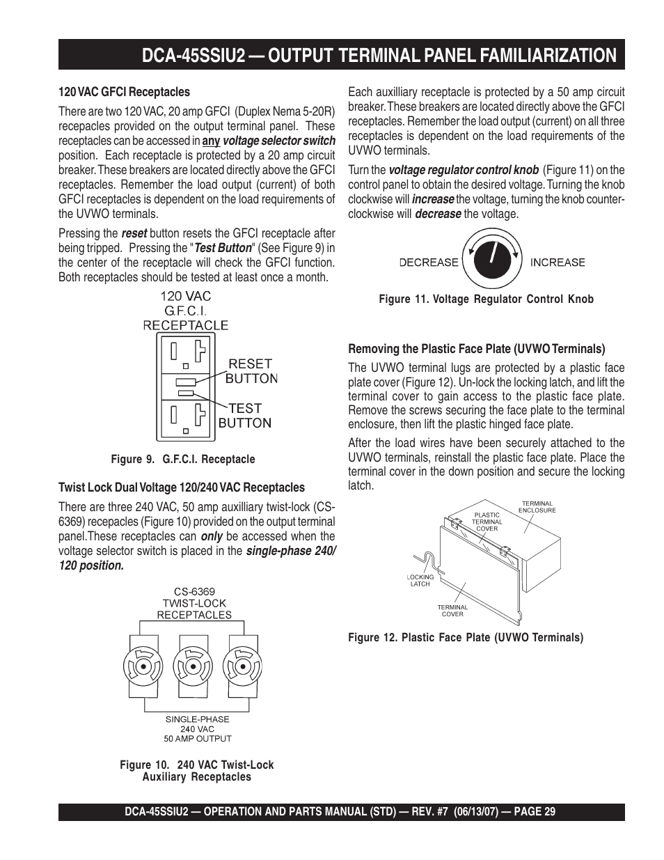 Multiquip DCA45SSIU2 User Manual | Page 29 / 160