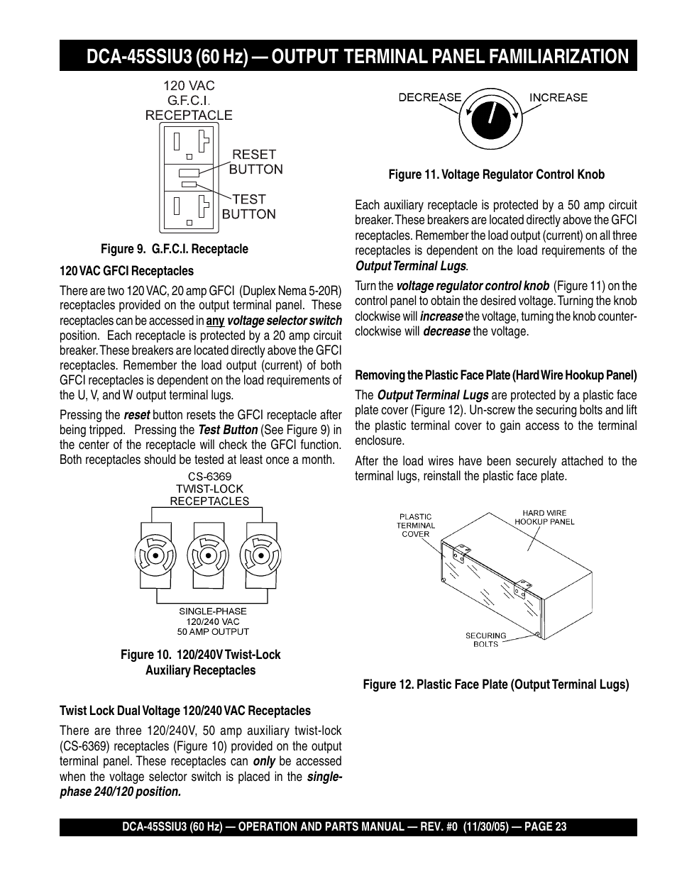 Multiquip DCA45SSIU3 User Manual | Page 23 / 80