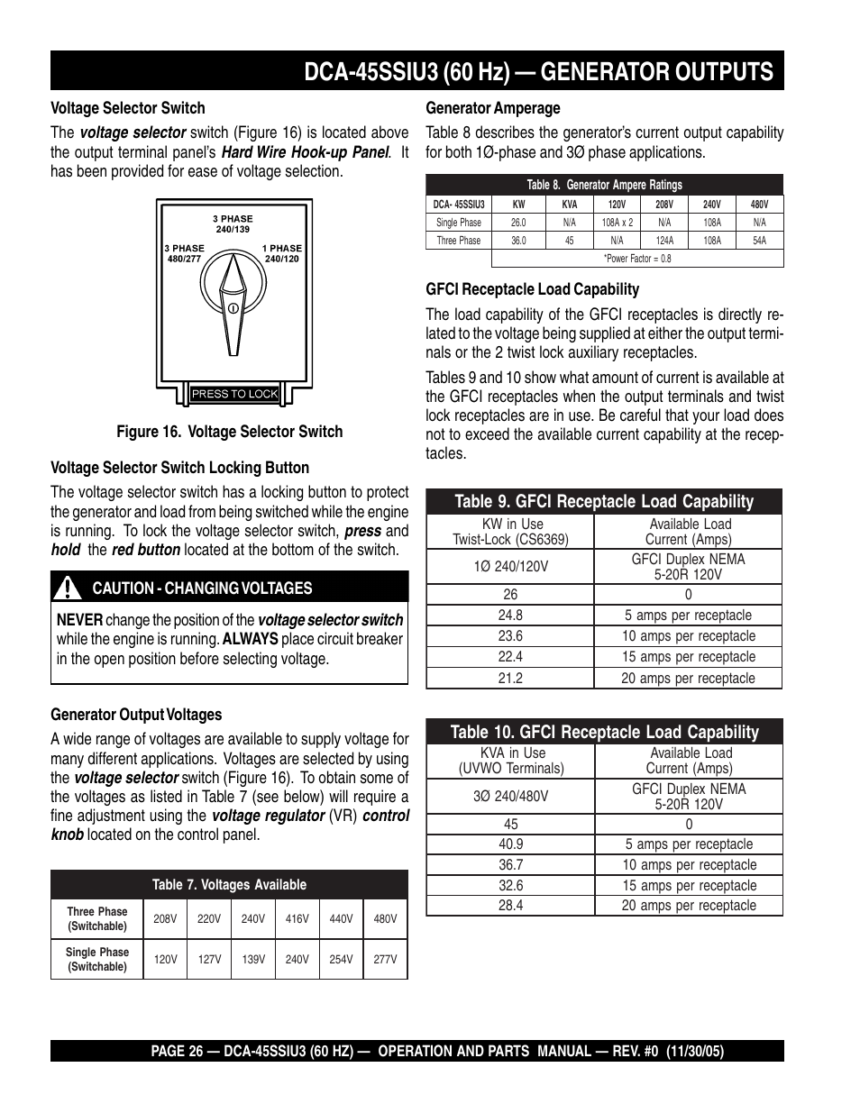 Multiquip DCA45SSIU3 User Manual | Page 26 / 80