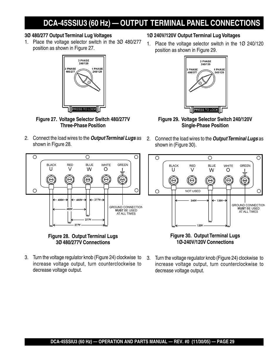 Multiquip DCA45SSIU3 User Manual | Page 29 / 80