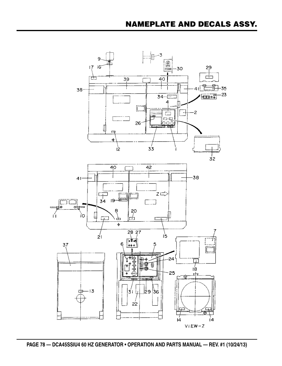 Multiquip DCA45SSIU4 User Manual | Page 78 / 82